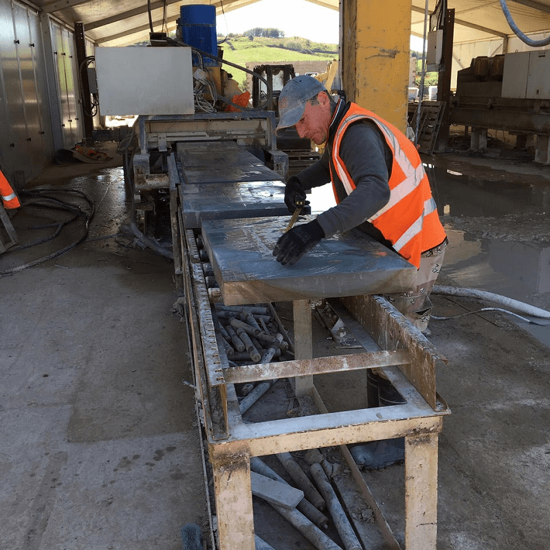 Calibrated Stone Slab Process Meaurement by Buxton Architectural Stone