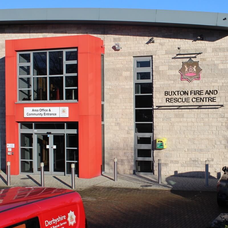 Buxton Fire & Rescue Centre Split Faced Walling Stone by Buxton Architectural Stone