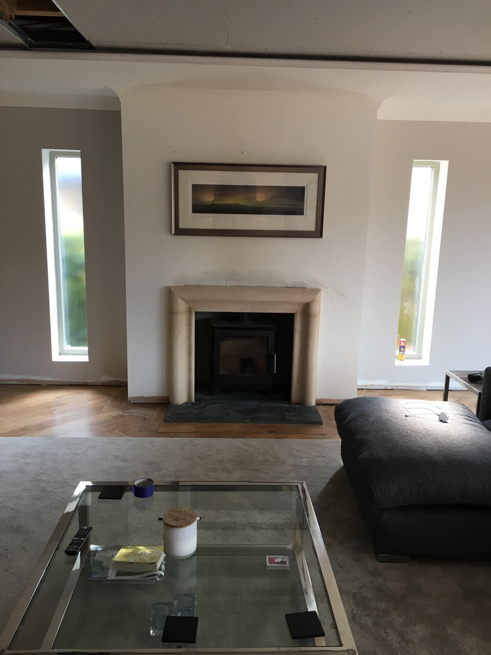 Buxton Architectural Supplied Limestone For Fireplace fitted Jason Petricca_1