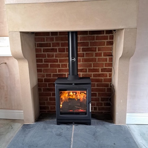 Natural Sandstone Fireplace Surround Head & Jambs Feature